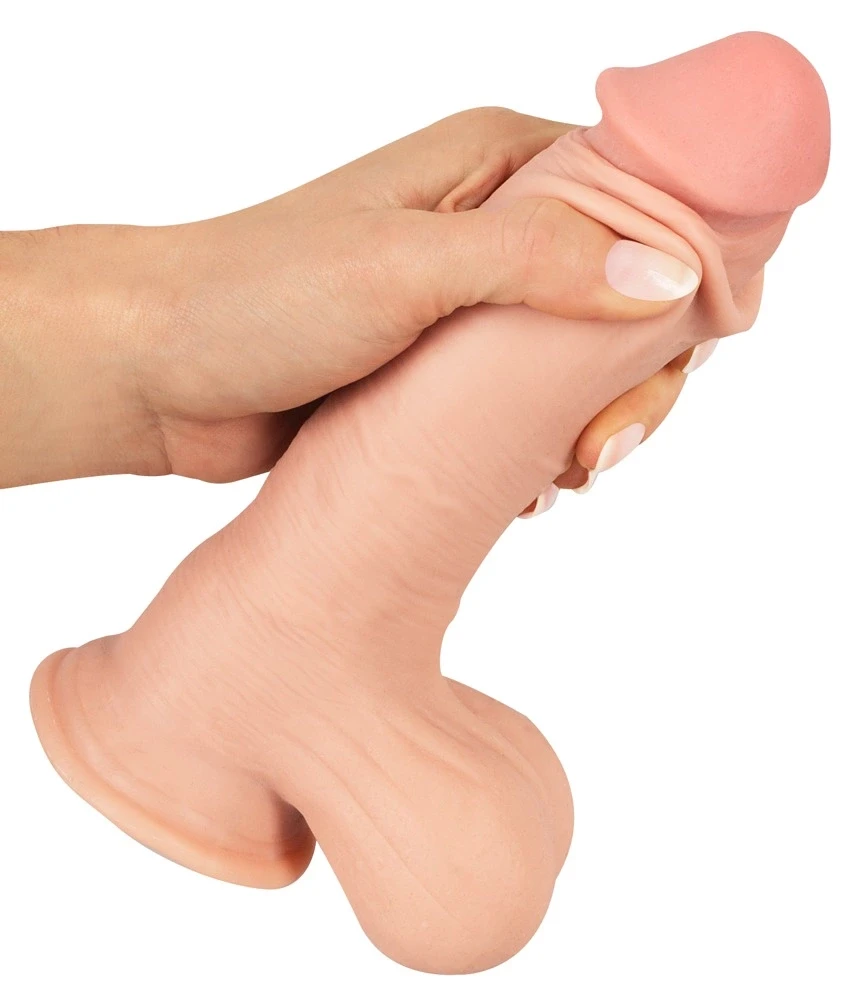 Nature Skin NS Dildo su judančia oda 20