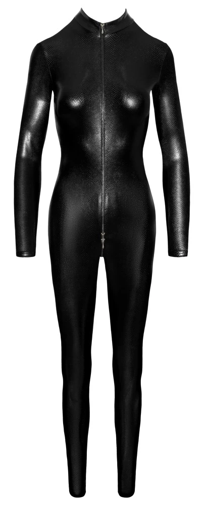 Noir Jumpsuit Zip L