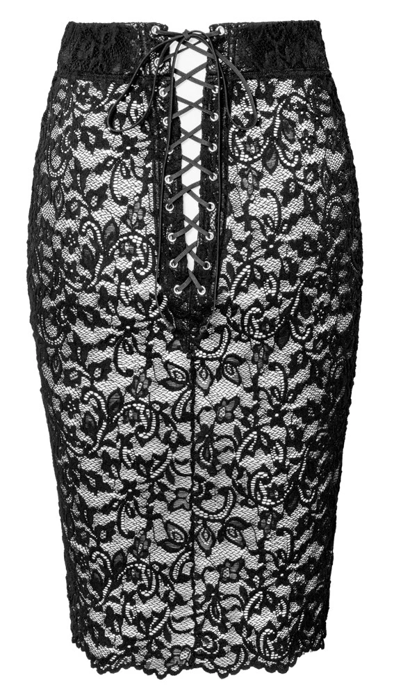Noir Sijonas Lace S