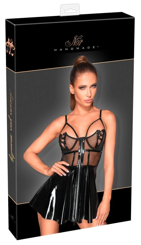 Noir Vinilinė mini suknelė M