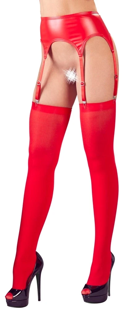 Noxqse Suspender Belt Raudona S/M