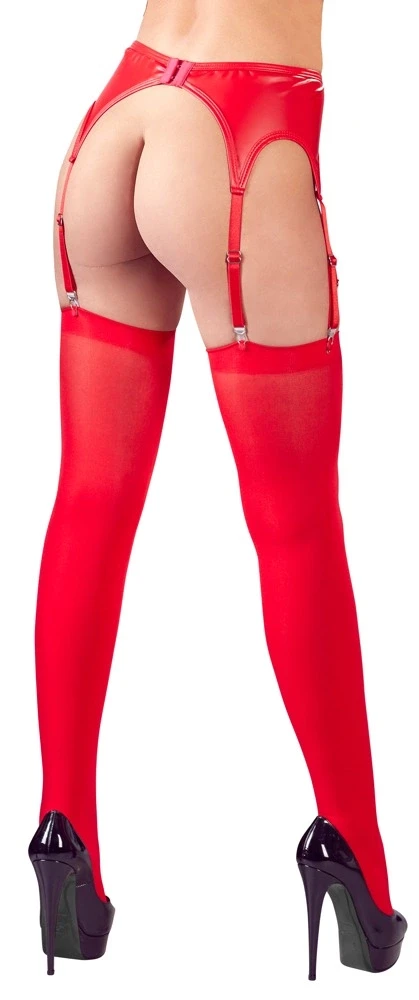 Noxqse Suspender Belt Raudona S/M