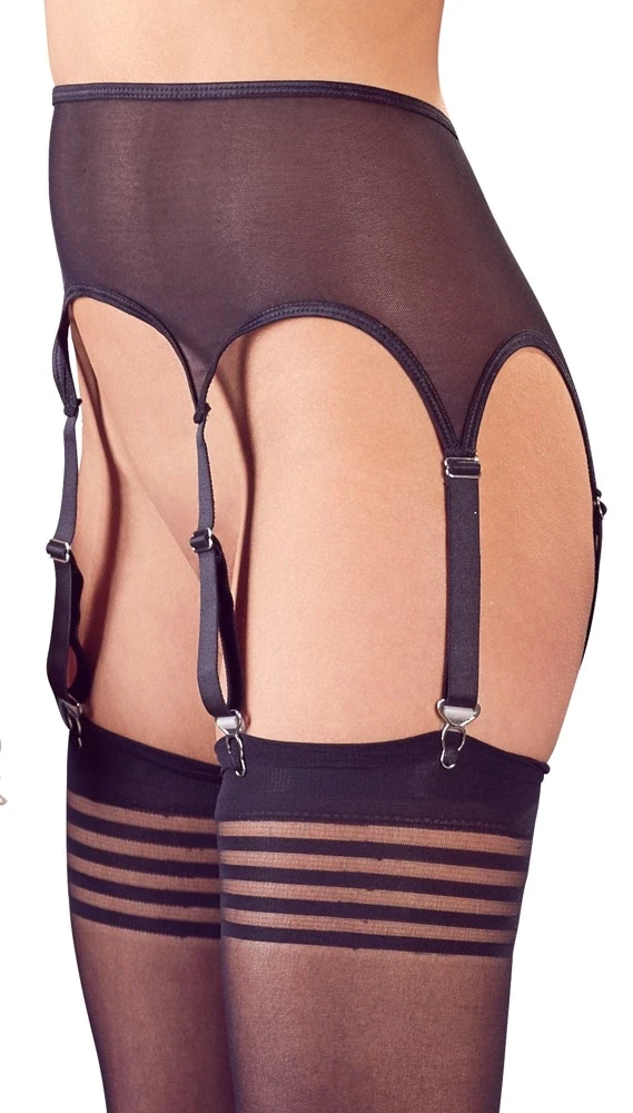 Noxqse Suspender Belt Juodas S/M
