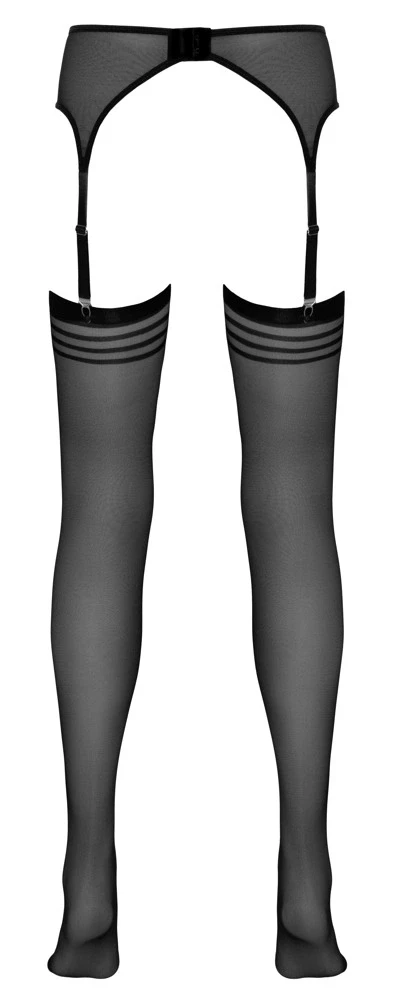 Noxqse Suspender Belt Juodas S/M
