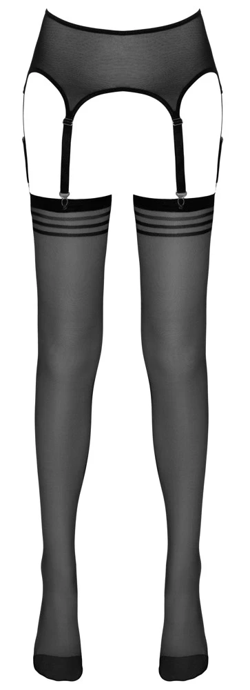 Noxqse Suspender Belt Juodas S/M
