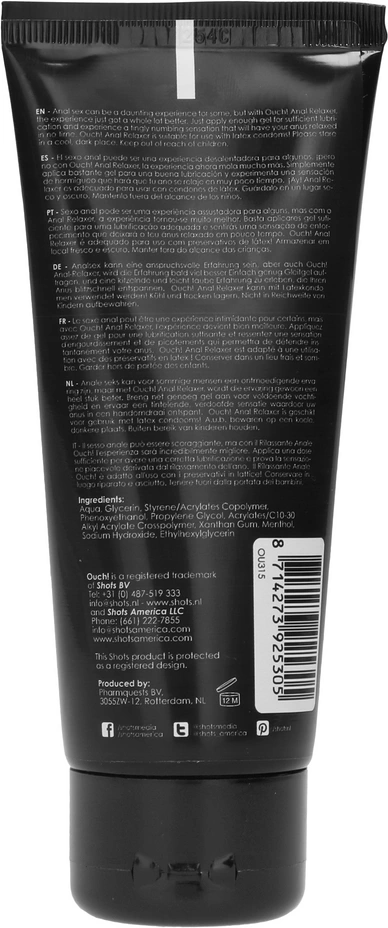 Ouch By Shots Oi! - Analinis relaksatorius - 100 ml