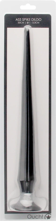 Ouch By Shots Ouch! Ass Spike Dildo - 34 cm - Juodas