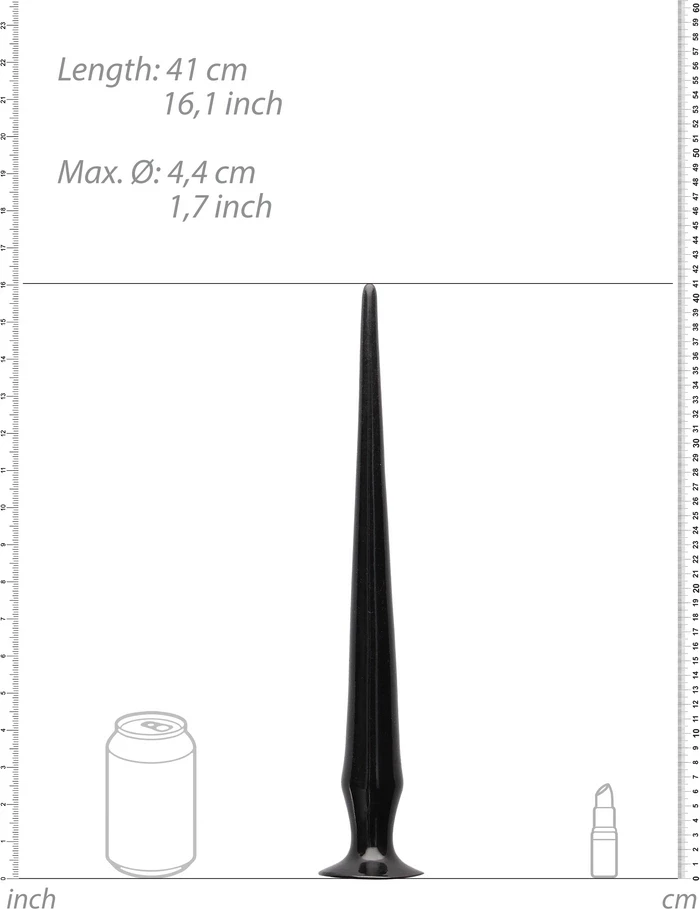 Ouch By Shots Ach! Ilgas analinis dildo siauras sekso užpakalio zondas 42 cm