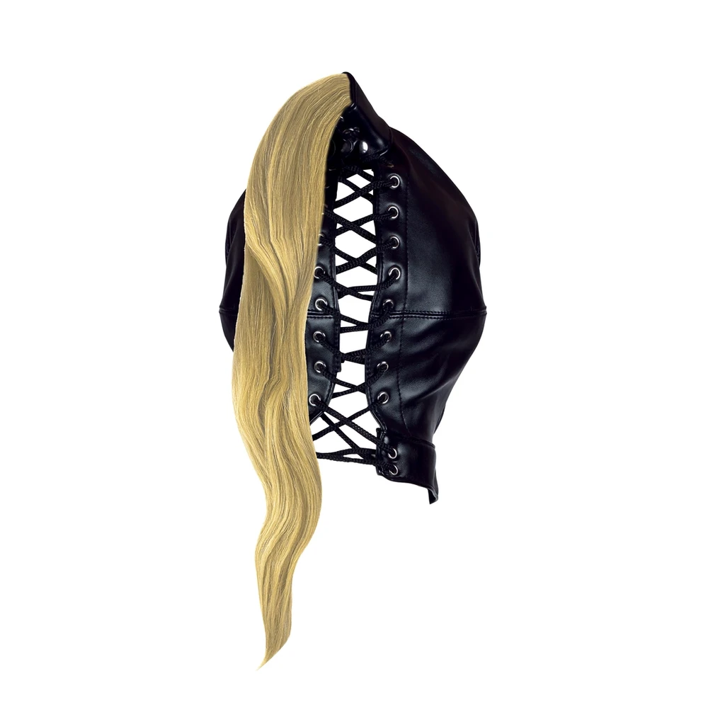 Ouch By Shots Mask with Skirtas šviesiems plaukams Ponytail - Juodas