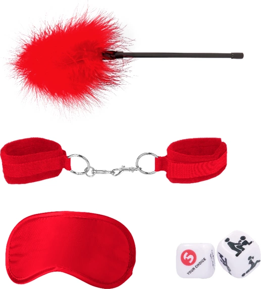 Ouch By Shots Ach! Įvadinis Bondage Kit #2 - Raudona