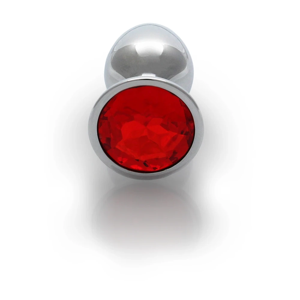 Ouch By Shots Ouch! METALOWY ELEGANCKI KOREK ANALNY PLUG Z DIAMENTEM 7 CM WODOODPORNY