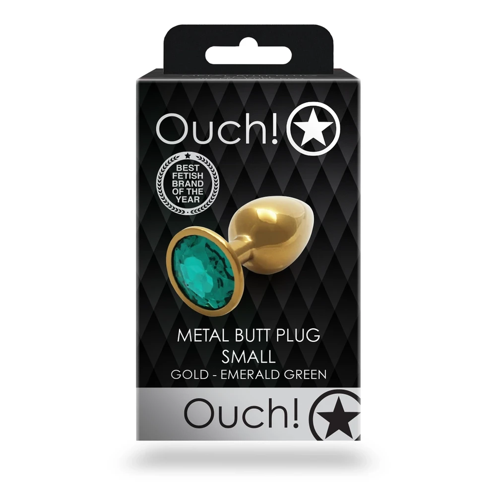 Ouch By Shots Ouch! Round Gem Butt Plug - Small