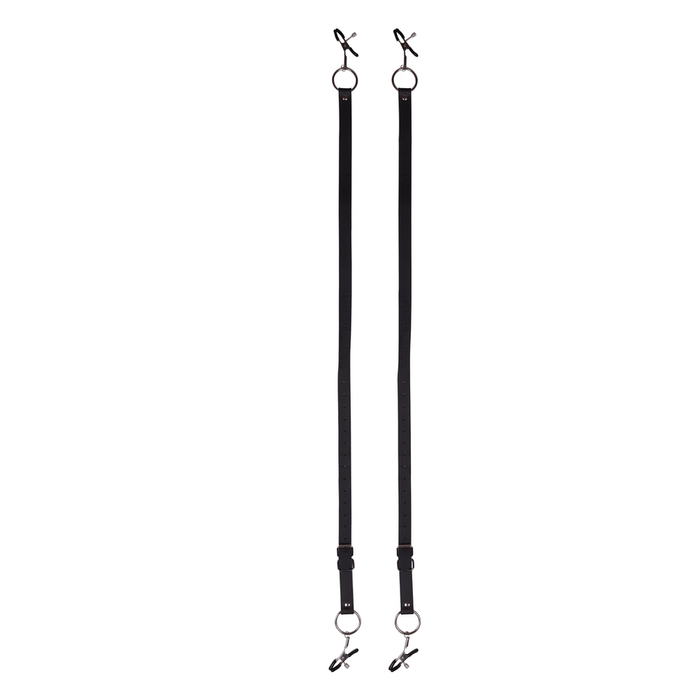 Ouch By Shots Labia Spreader with Clamps - Juodas