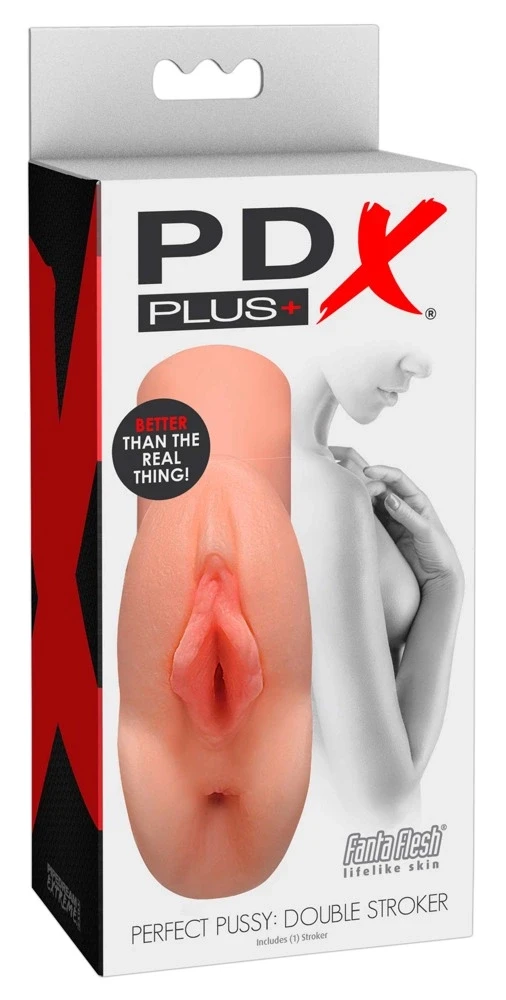 Pipedream PDX Plus PP dvigubo stūmoklio lengvas vagininis švirkštas