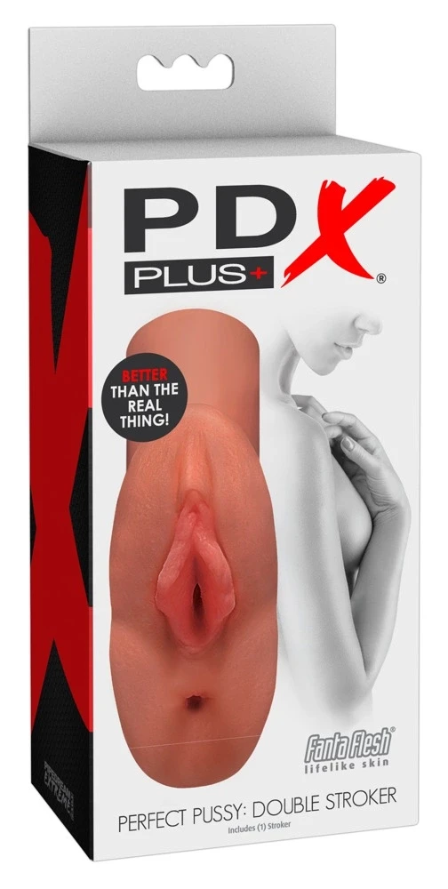 Pipedream PDX Plus PP dvigubo smūgio geležinė