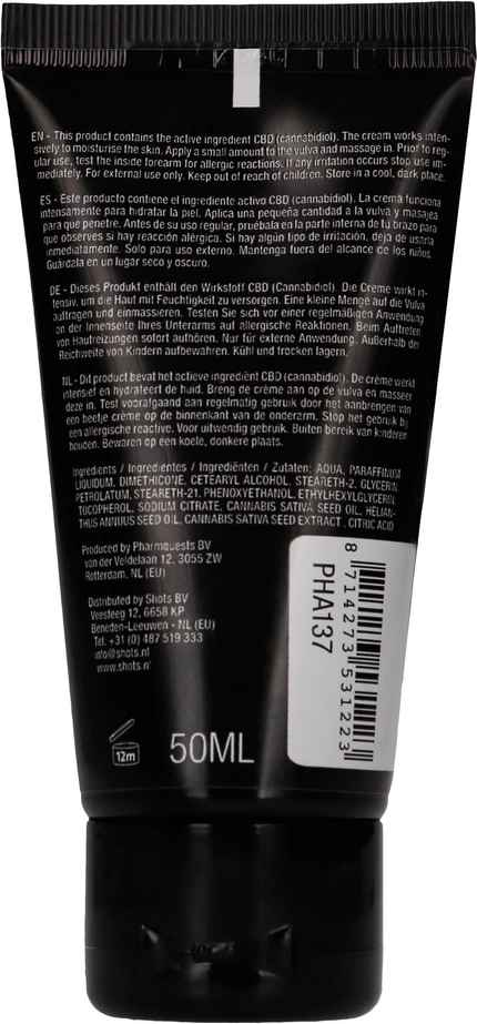 Pharmquests By Shots Pharmquests CBD Cannabis Masturbation Kreminis For Her - 50 ml