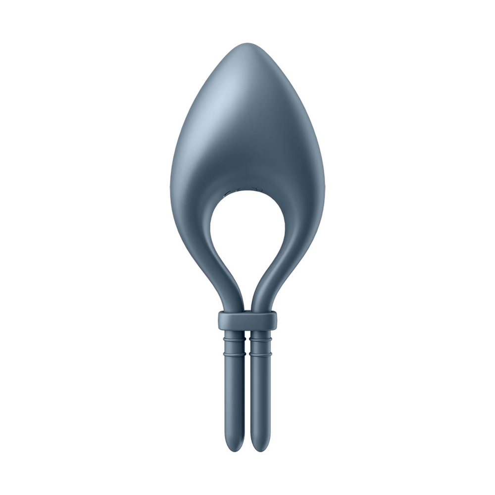 SATISFYER_Bullseye Ring Vibratorius Tamsiai mėlynas