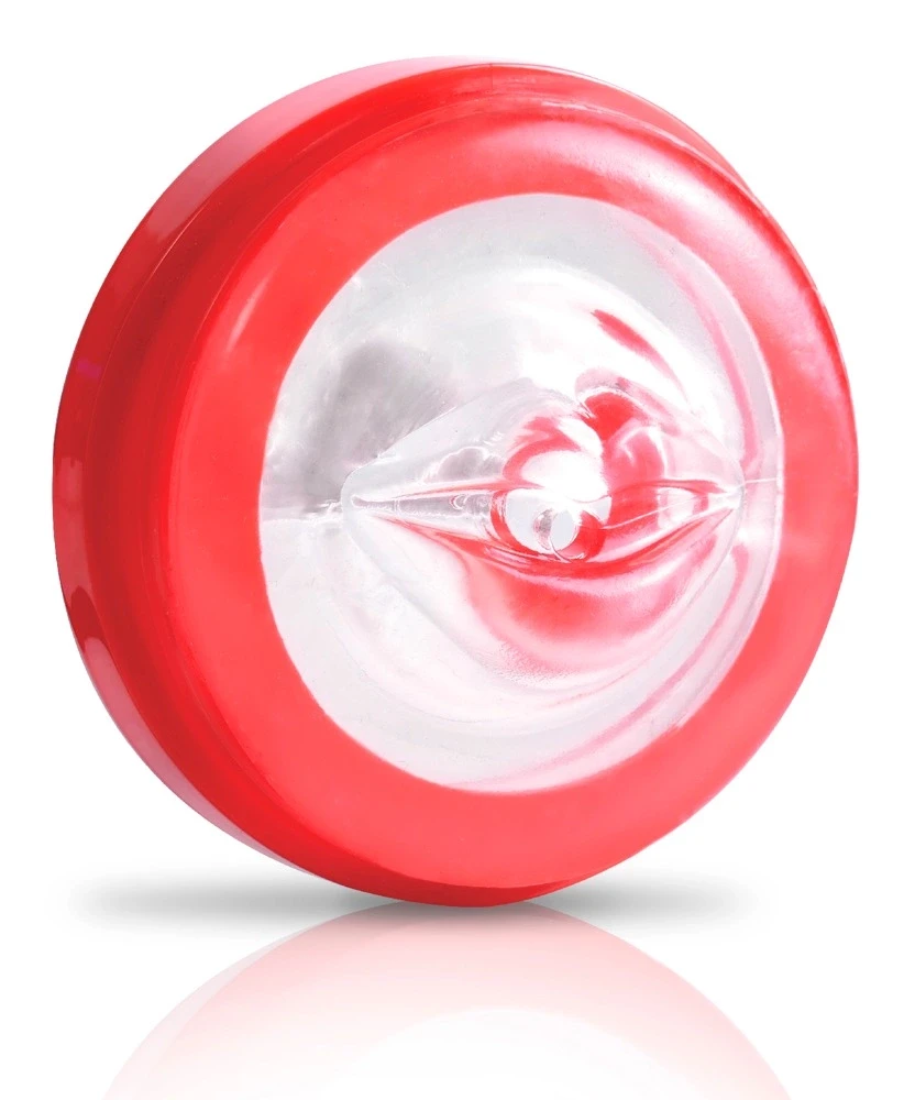 Pipedream PET Mega-Bator Mouth Raudona/Clear