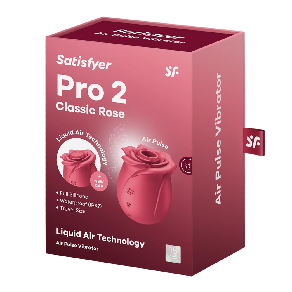 SATISFYER - AIR PULSE PRO 2 CLASSIC BLOSSOM VIBRATOR