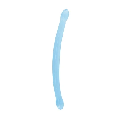 Realrock By Shots Realrock Smooth dvigubas dildo lesbietiškam seksui 42 cm