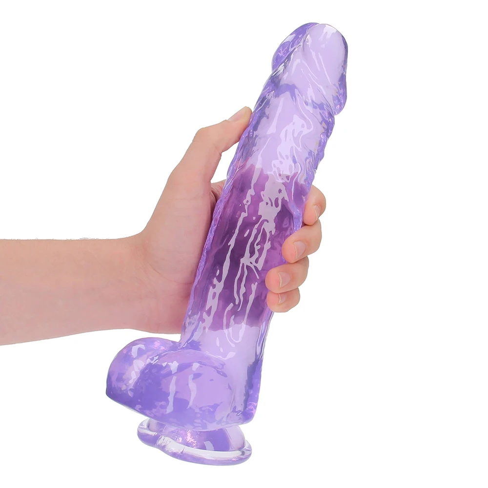Realrock By Shots Realistiškas dildo su kamuoliukais - 10""""/ 25,4 cm