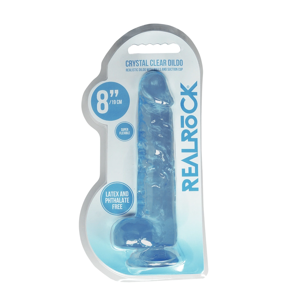 Realrock By Shots Realrock Dildo guminis silikoninis siūlas siurbtukas 21 cm