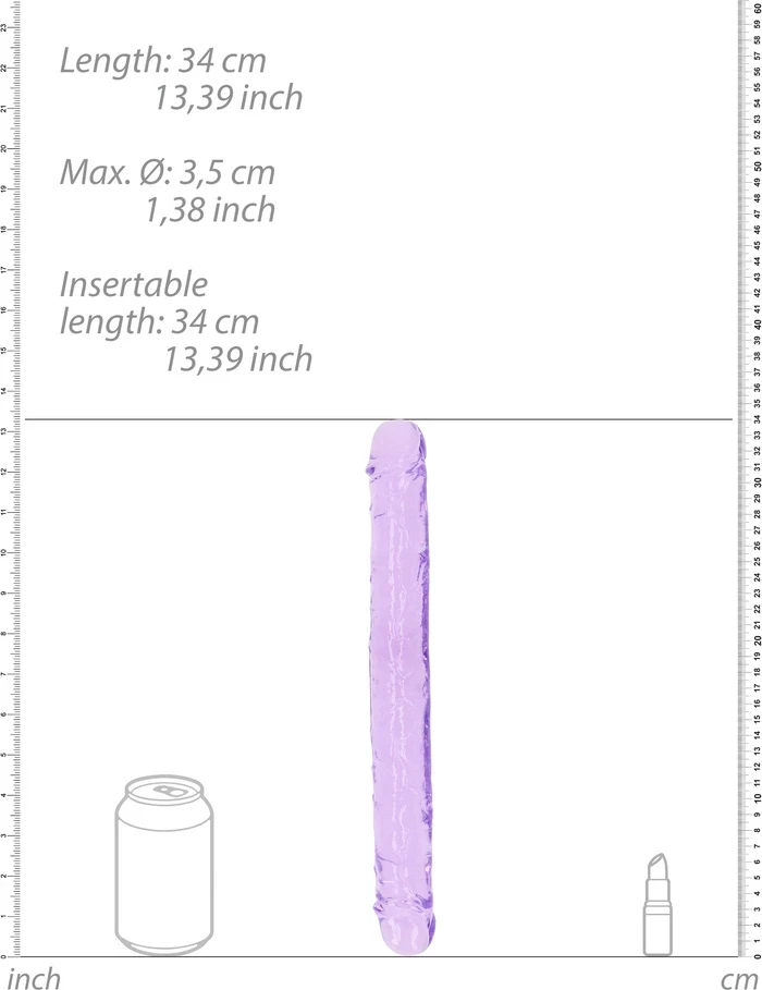 Realrock By Shots Realistiškas Double Dong - 13'' / 34 cm