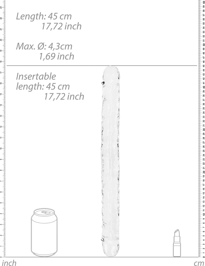 Realrock By Shots Realistiškas Double Dong - 18'' / 45 cm