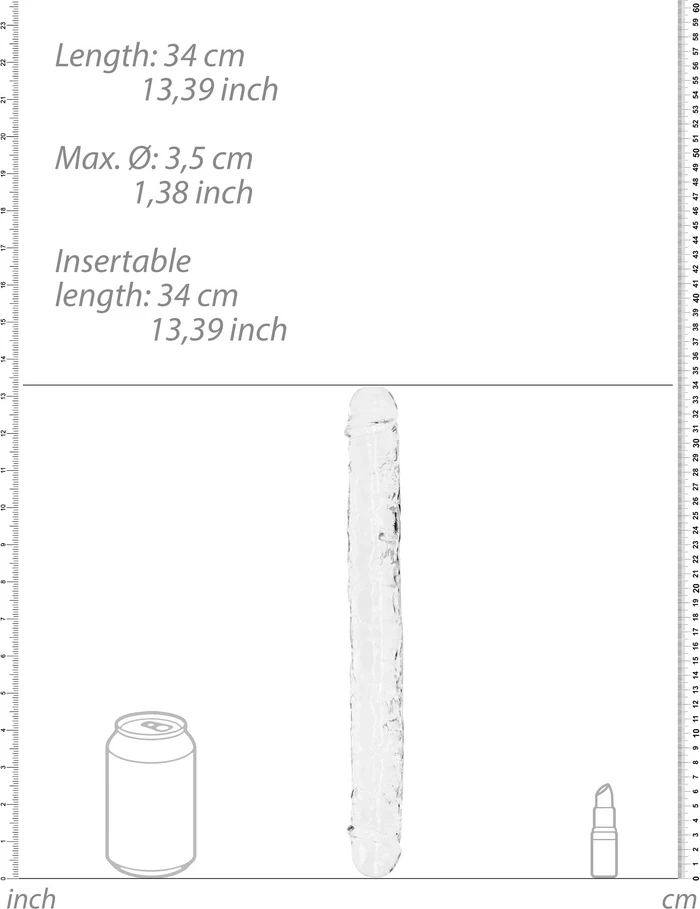 Realrock By Shots Realistiškas Double Dong - 13'' / 34 cm