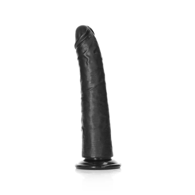 Realrock By Shots Realrock Slim Realistic Dildo su siurbtuku - 7"/ 18 cm