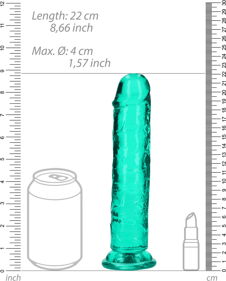 Realrock By Shots Tiesus tikroviškas dildo su siurbimo taurele – 8'' / 20
