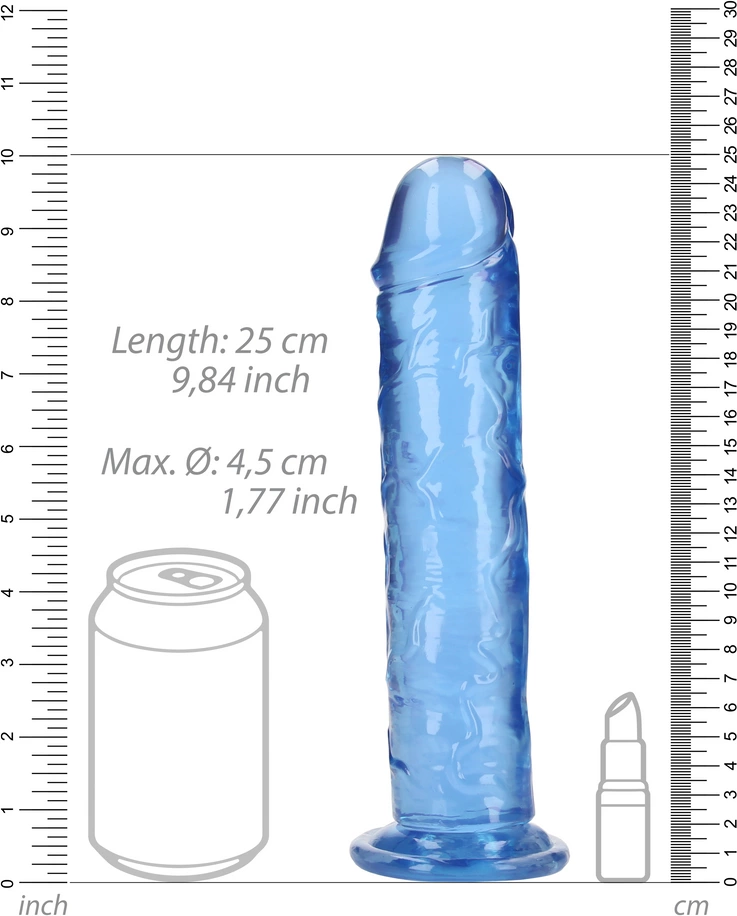 Realrock By Shots Tiesus tikroviškas dildo su siurbimo taurele – 9'' / 23