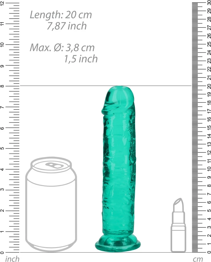 Realrock By Shots Tiesus tikroviškas dildo su siurbimo taurele – 7 colių / 18
