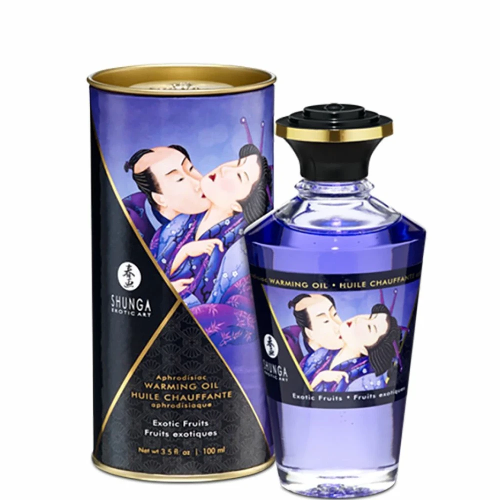 Shunga - Afrodiziako šildantis aliejus su egzotiniais vaisiais 100 ml