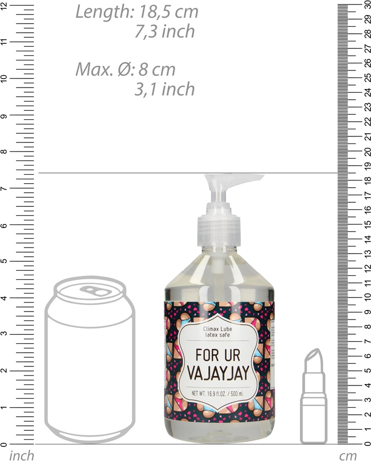 Shots „Ur Vajayjay“ – vandens pagrindo lubrikantas – 500 ml