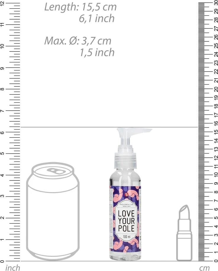 Shots „Love Your Pole“ – Masturbacijos lubrikantas – 100 ml