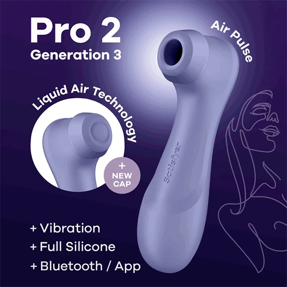 Satisfyer – Pro 2 Generation 3 App Controlled Alyvinė