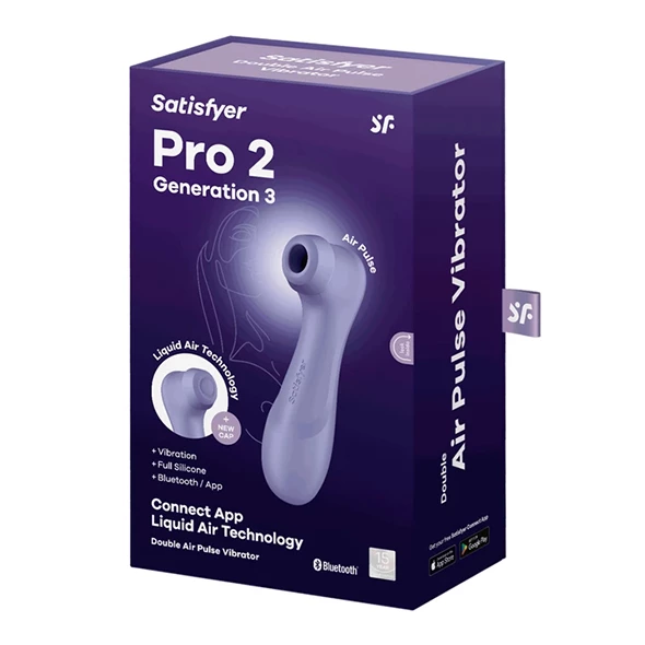 Satisfyer – Pro 2 Generation 3 App Controlled Alyvinė
