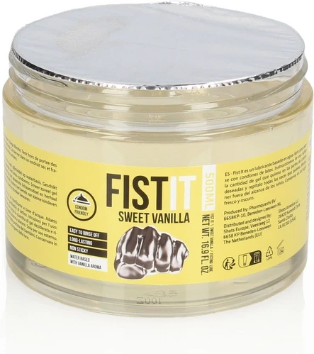 Shots Fist It Itin tirštas lubrikantas – vanilė – 17 fl oz / 500 ml