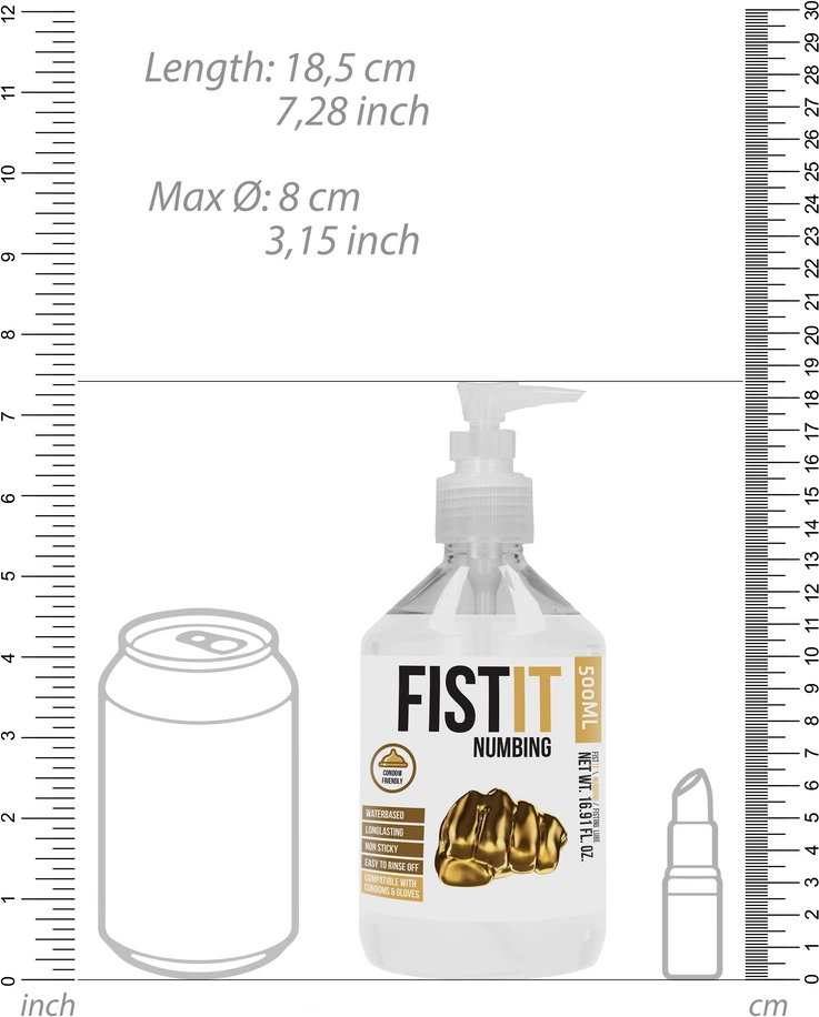 „Shots Numbing Lubricant“ – 17 fl oz / 500 ml