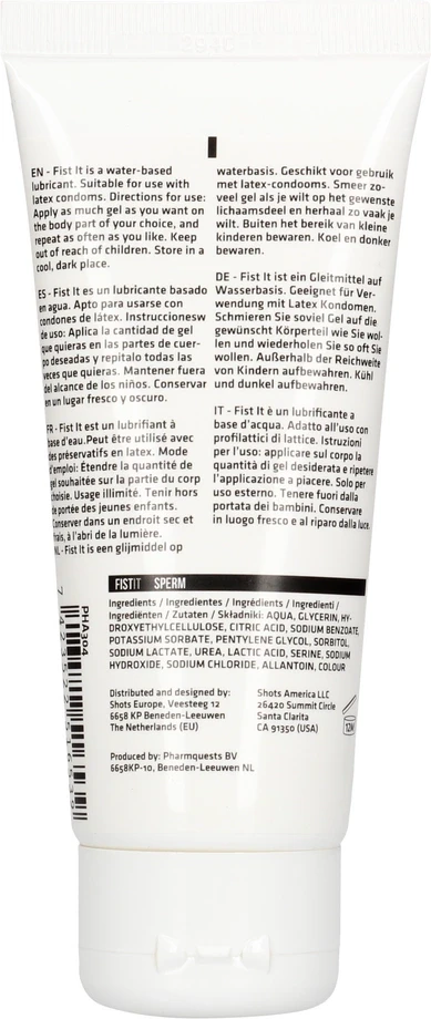 Shots Pharmquests Moisturizing fisting gelis sekso lubrikantas 100 ml