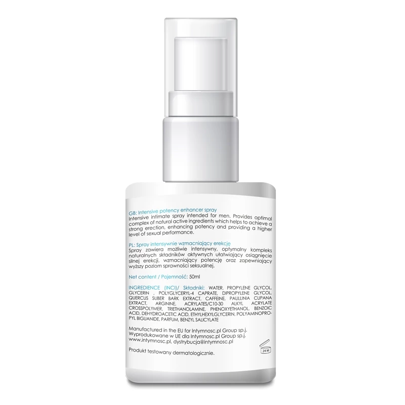 Sexual Health Series Potency Intensive Purškiklis intensyviai stiprinantis erekciją 50ml