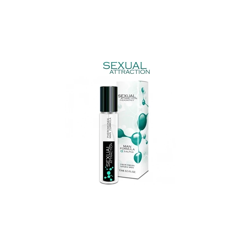 Sexual Attraction Eromed kvepalai vyrams Seksualinis potraukis. Feromonai vilioja ir suteikia pasitikėjimo savimi.