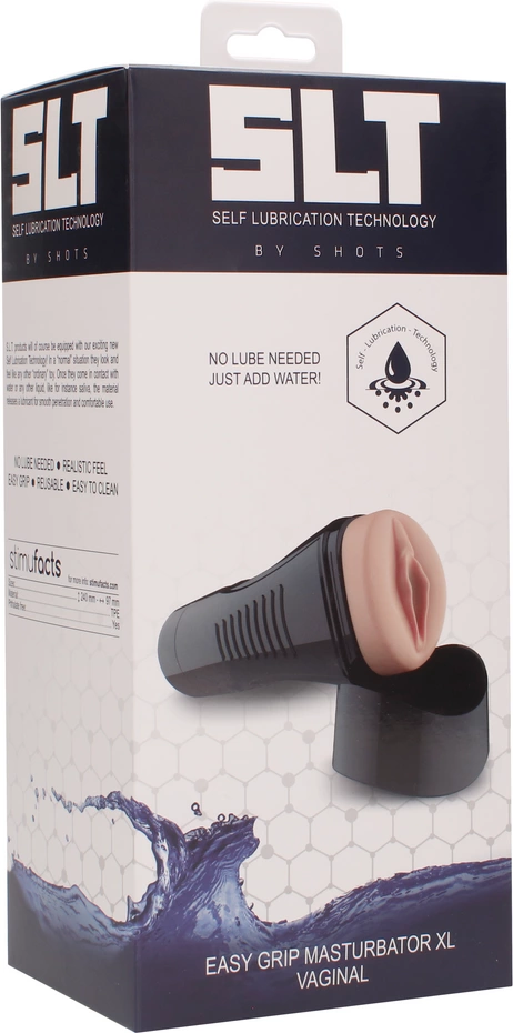 Slt By Shots Self Lubrication Pocket Masturbator – minkštas