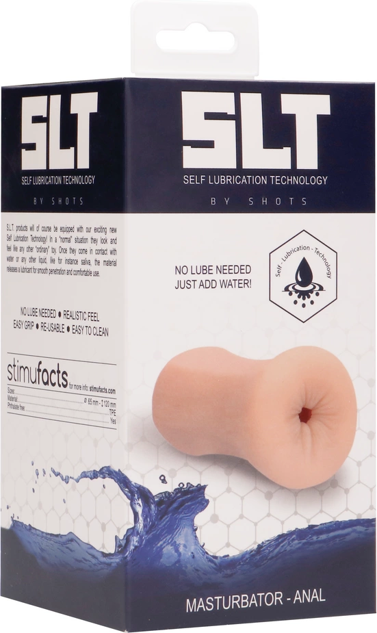 Slt By Shots SLT Self Lubrication Masturbator Anal - Flesh