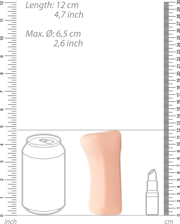 Slt By Shots SLT Self Lubrication Masturbator Anal - Flesh