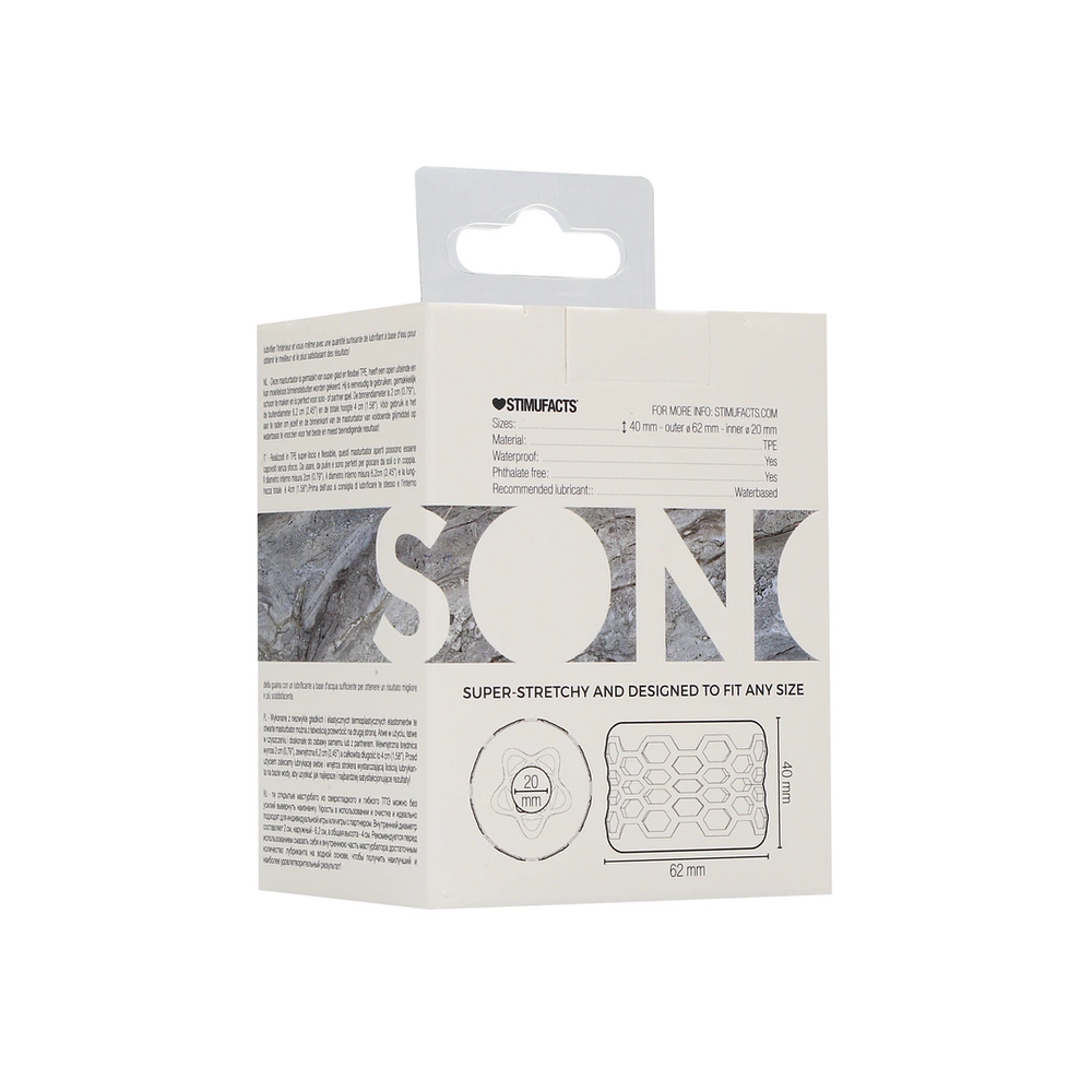 Sono By Shots Sono N0. 94 – apverčiamasis masturbatorius ir buferis – skaidrūs