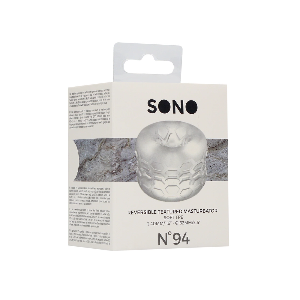 Sono By Shots Sono N0. 94 – apverčiamasis masturbatorius ir buferis – skaidrūs