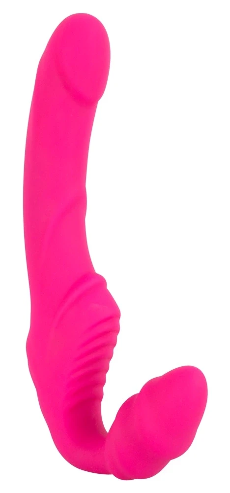 Strapless Strap On Vibruojantis dirželis be petnešėlių 2