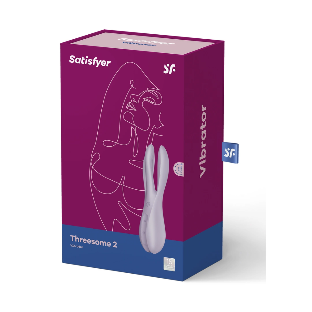Satisfyer Trijų 2 Violetinių spalvų vibratorius